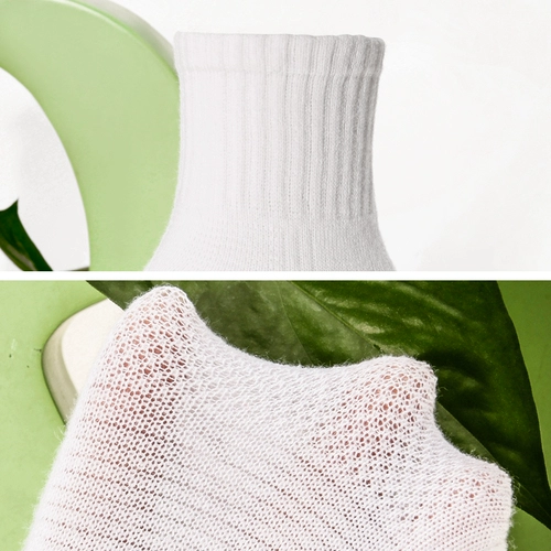 JQJQ Детские хлопковые антибактериальные носки для школьников, осенние гольфы для мальчиков, из ворсистого хлопка, средней длины