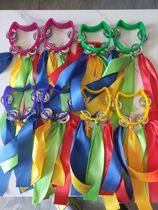 Rainbow Float With Sound Sandhammer Dumbbells Nursery Gymnastics Performance Props Dancing Children Early Playground Instruments Props