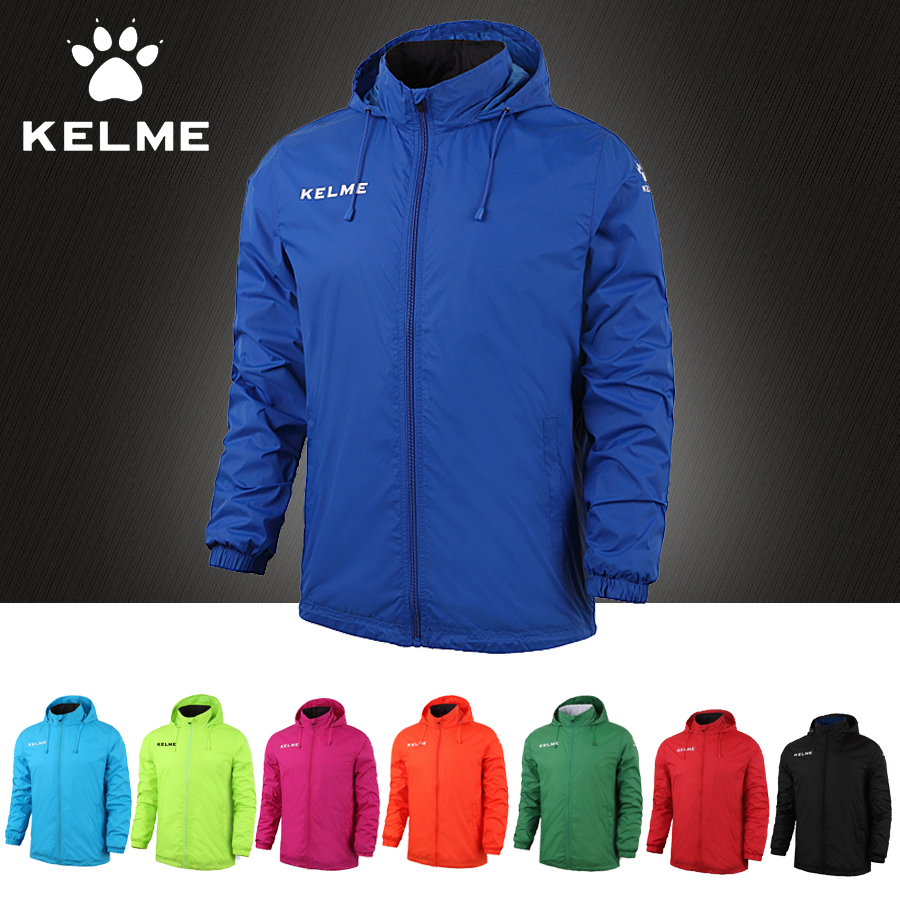 CarameKELME Sports Training Windproof Jacket Children Adult Football Running Casual Sports Wind