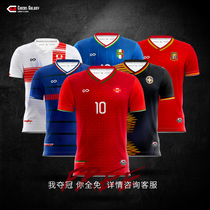 2021 European Cup jerseys football uniforms custom men's group purchase printing number riders GW giants feast short sleeve training team uniforms