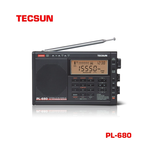 Desheng Radio PL-680 Портативная высокая чувствительность Полночной полосой энтузиаст энтузиаст радио