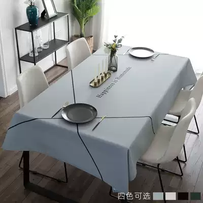 Nordic ins style modern minimalist geometric stripes series cotton and linen cafe waterproof fashion dining table cloth TV cabinet
