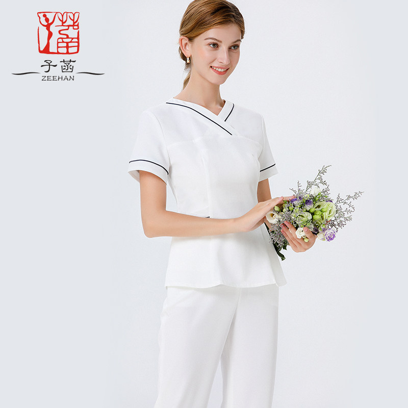 Summer High-end Beauty Salon Beauty Division Workwear Women SPA Wellness Clubhouse Technician Tooling Uniform Suit Fashion