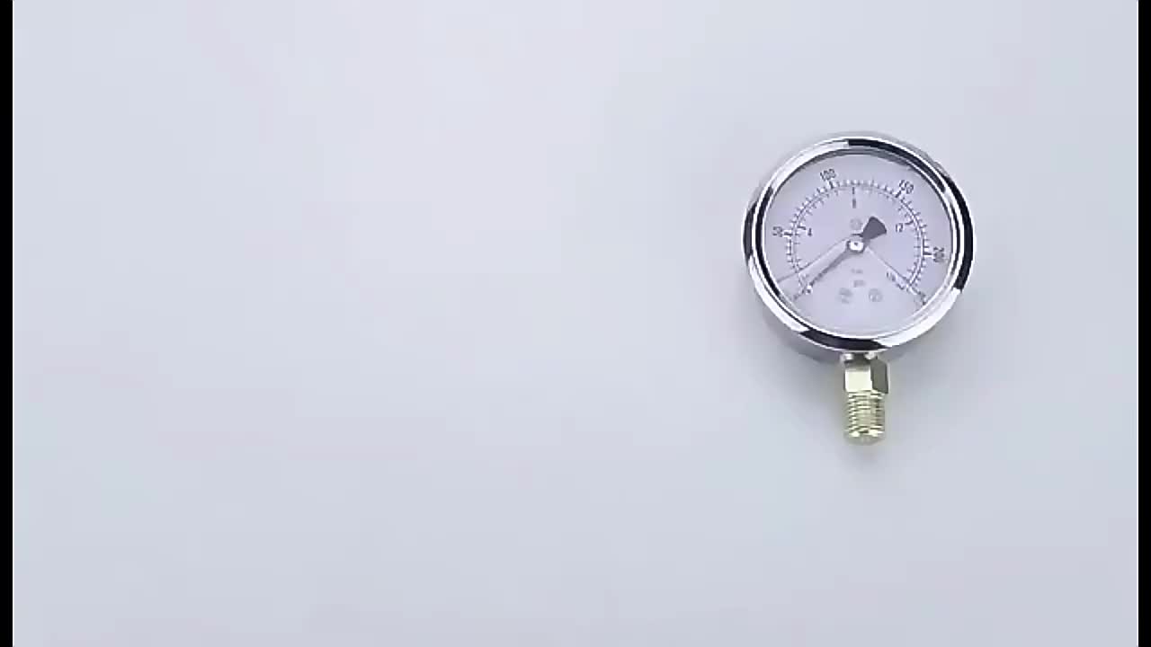 Double Scale Lpg Liquid Pressure Manometer Instrument 100mm Diaphragm