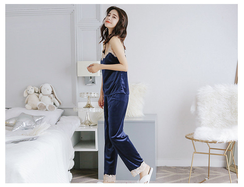 Pyjama pour femme en Polyester Polyester  à manches - Ref 2988612 Image 14