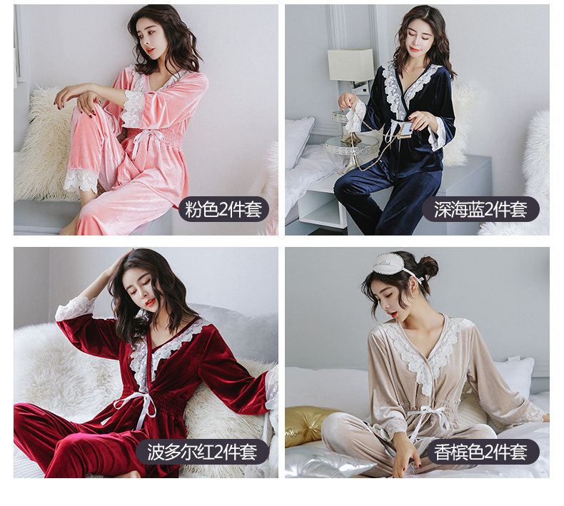 Pyjama pour femme en Polyester Polyester  à manches - Ref 2988612 Image 9