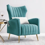 Легкий роскошный одиночный диван стул гостиной балкон ленивый повседневный дизайнер -дизайнер дома небольшая квартира сеть красного тигрового кресла