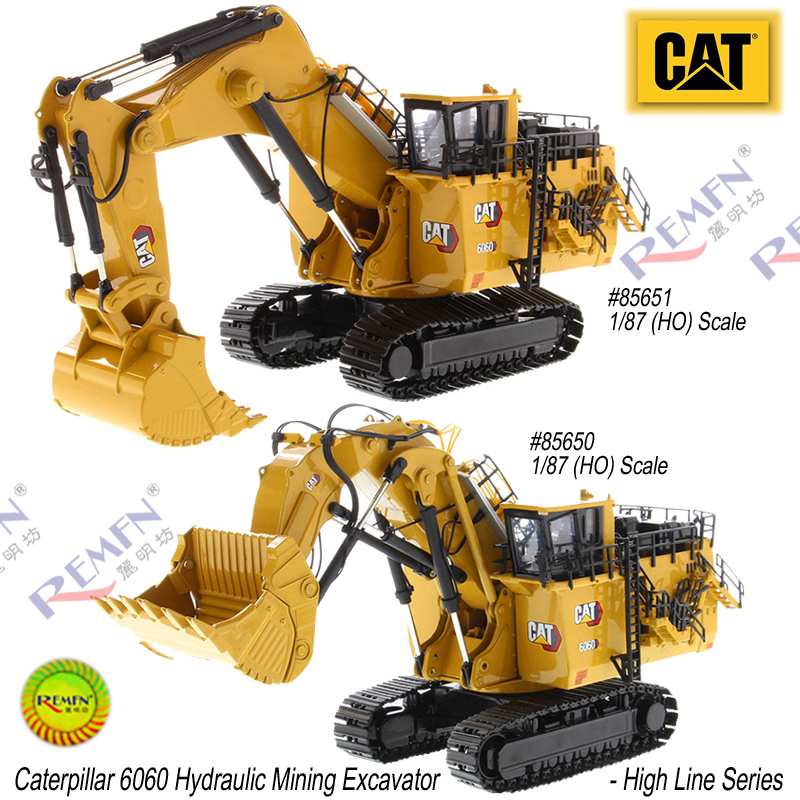 Dm85651 Limited Edition Cat6060Fs Carter Mining Excavator 85650 Alloy Engineering Vehicle Ccm Model 1:87