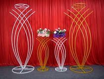 2020 new wedding props wrought iron Mermaid Road table flower Flower wedding table flower decoration decoration ornaments