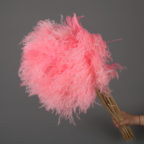 Wedding simulation flower arrangement pink Reed dried flower bouquet pub Reed living room home furnishings wedding