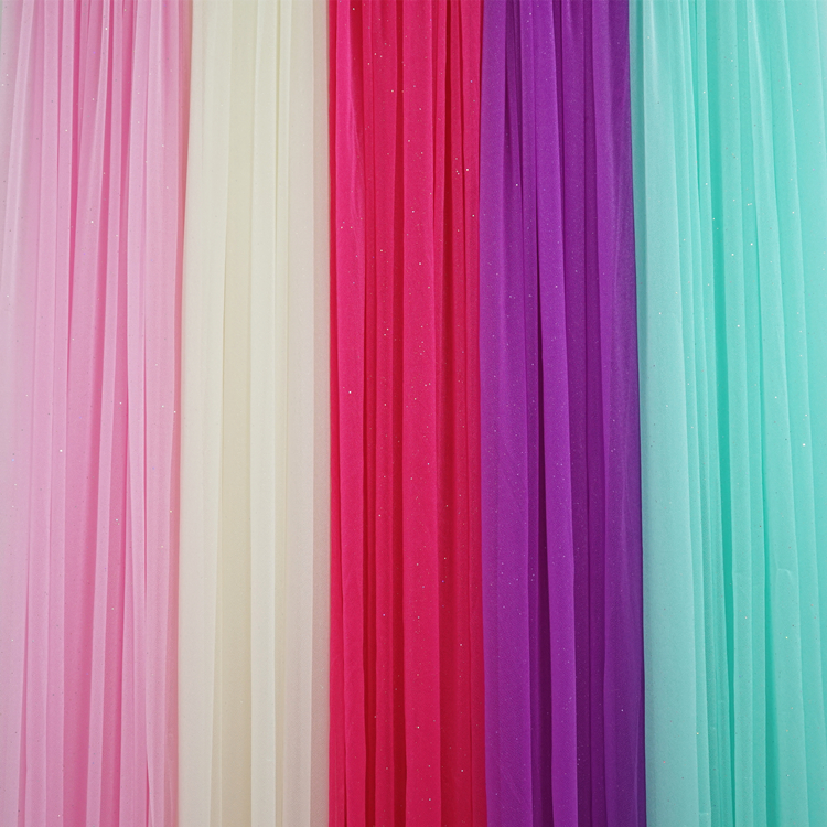 Beauty yarn Wedding fabric Wedding decoration Stage background yarn curtain Square pavilion Garden pavilion Welcome area decorative cloth Curtain tablecloth