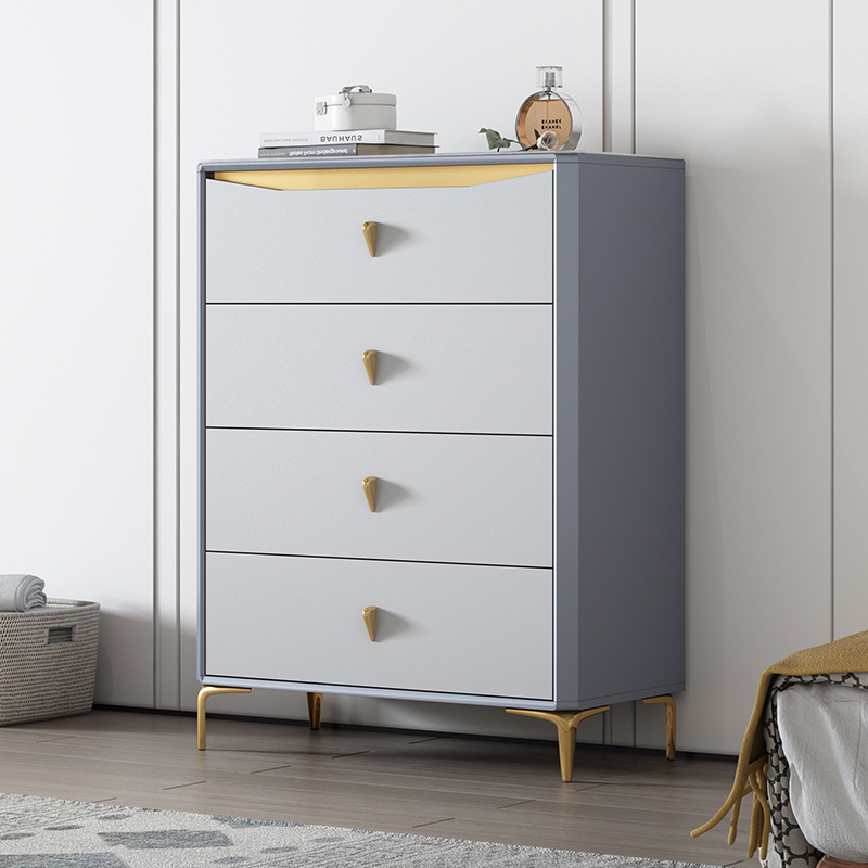 Four five six drawer cabinets simple modern bedroom storage cabinet storage cabinet light luxury living room against the wall integrated drawer cabinet storage