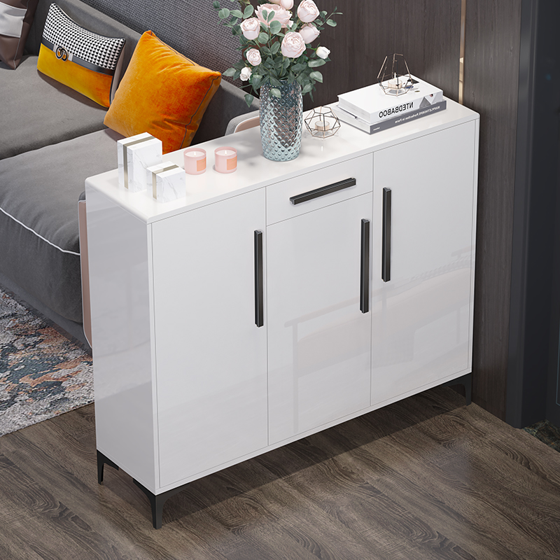 Light and luxurious shoe cabinet doorway minimalist modern new 2021 exploits in door-to-door-in-door double-sided partition Xuanguan cabinet