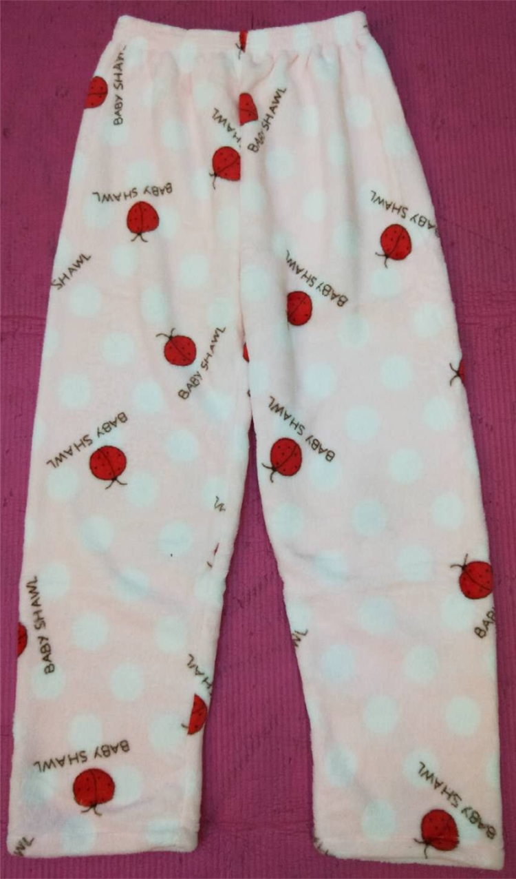 Mùa đông phụ nữ flannel san hô lông cừu nhà quần Đồ ngủ nam và nữ Mùa thu và mùa đông quần sống ấm áp tăng độ dày quần đũi nam cao cấp