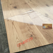 Paint-free finished natural scar white oak veneer background decoration brushed texture concave wood veneer board