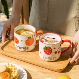 Фруктовая керамика Mark Cup Creative Girl Mite Ins Wind Cup Home Dring Water Offic