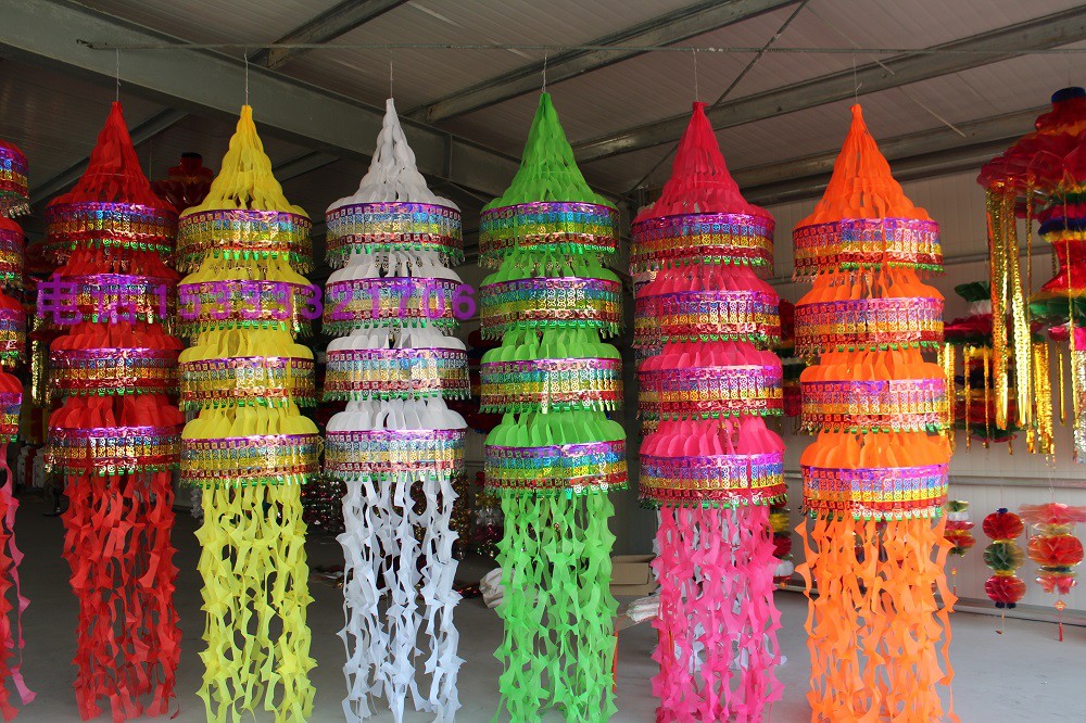 Cloth streamers, soul streamers, spirit streamers, lanterns, gourds, various specifications, cloth streamers, paper streamers, funeral batch wholesale