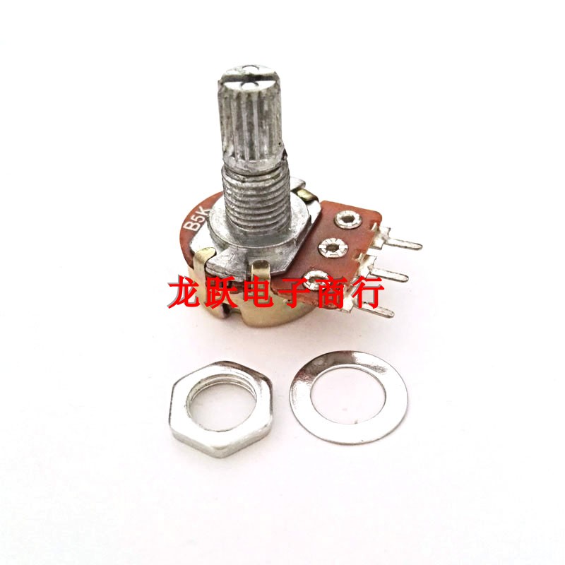 B50K potentiometers B500K WH148-1A horizontal three-foot pattern handle power amplifier potentiometer 20MM
