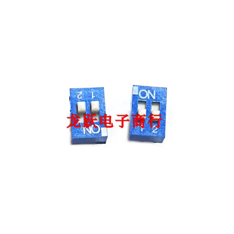 EDS102SZ blue 2 bits dial code switch straight plug DIP toggle switch 2 54 feet from the ECE 100 content original