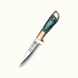 Монгольский нож для мяса, ручной нож для мяса, ручной нож для баранины, маринованного мяса, специальный нож для стейка, тибетский столовый нож, короткий нож для резки мяса