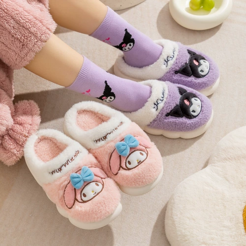 Детские демисезонные тапочки, нескользящие милые туфли, подходит для подростков