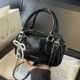 Бордовая небольшая сумка, летняя сумка через плечо, портативная подушка