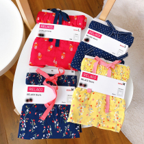 Suan UJIA fitting room syj cotton silk home shorts women loose can wear outside summer ultra-thin casual pajama pants 3438