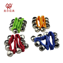 Childrens Orff musical instruments wrist bells toddler dance rattles early education toys hand bells with crisp ringtones