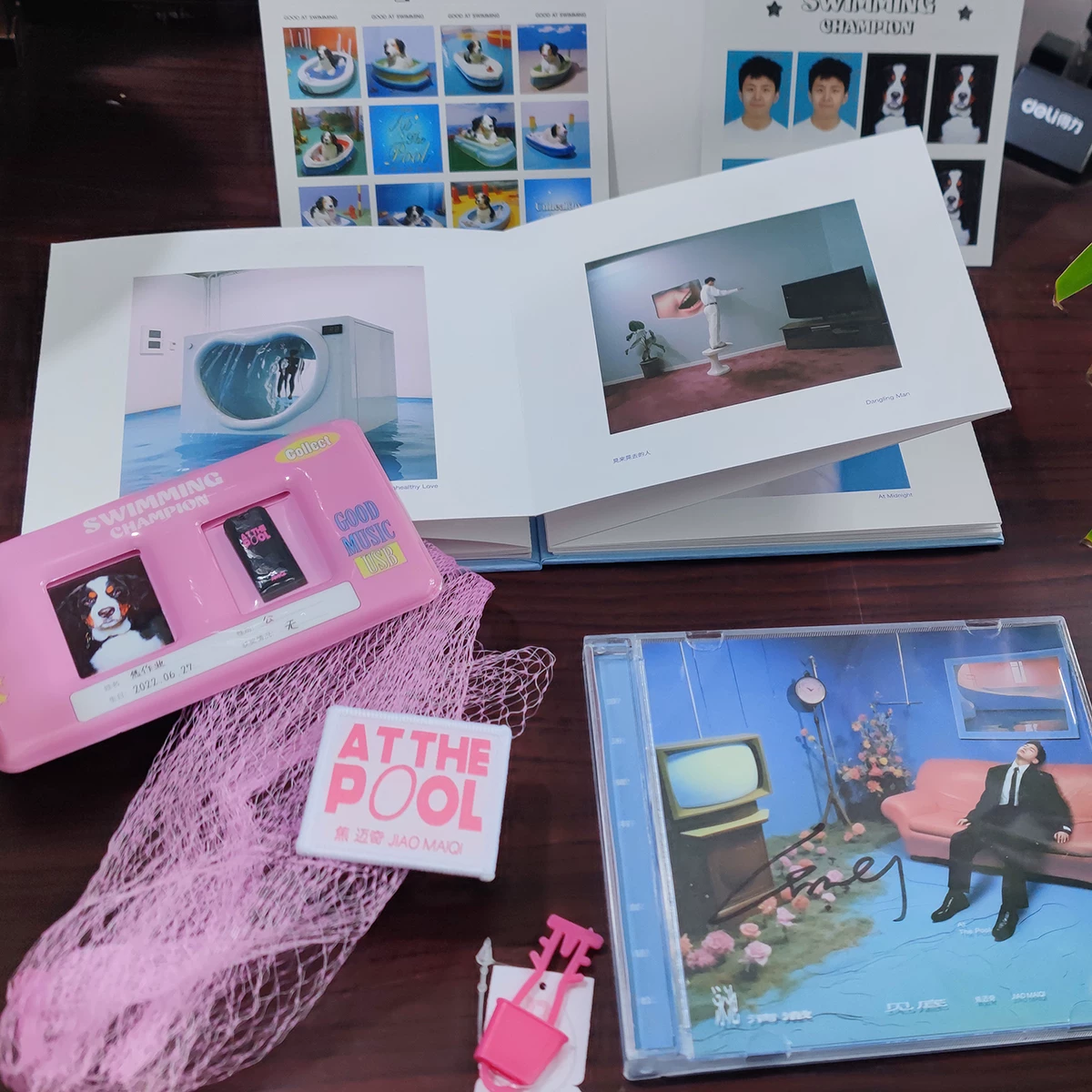 Подлинный альбом Jiao McChole для плавательного бассейна, чистый CD+USB+тексты, фото, автографированная версия
