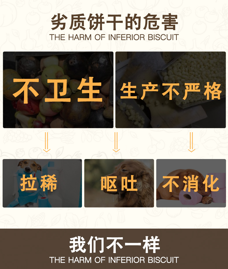 Qiao Bai Li chó ăn nhẹ đào tạo thưởng cho bánh quy chó ngoài việc hôi miệng mua thức ăn cho chó