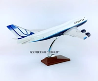 Mô hình máy bay mô hình máy bay nhựa 47cm United Airlines B747-400 Mỹ mô phỏng chung khách tĩnh mô hình xe tải