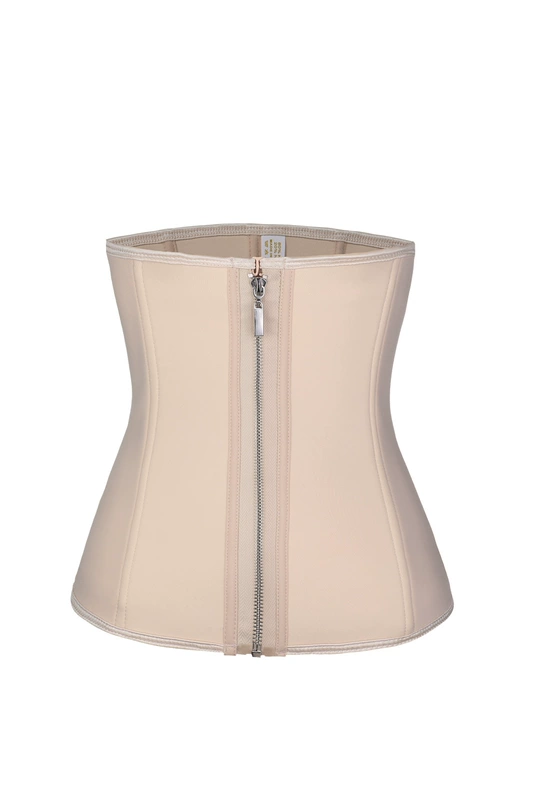 Neoprene corset dây kéo bên trong khóa thể dục wicking thể thao tráng 6 xương thép QF611