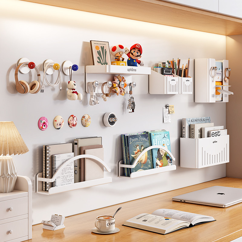 Magnetic soft cloth flat replacement hole board multifunctional office supplies storage and organization two-dimensional figure magnetic display stand