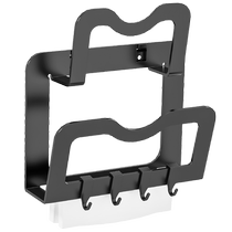 Cutting board pot cover storage shelf integrated chopping board chopping board storage artifact no punching wall hanging multifunctional hanging