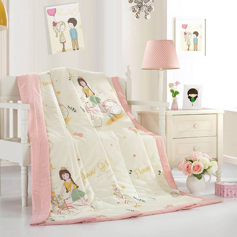 Cotton double quilt Cotton summer quilt Summer cool quilt Air-conditioned quilt Cotton quilt