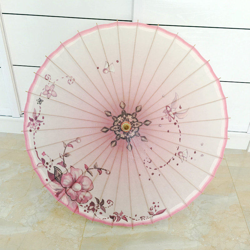 Tianya Ming lunar month Knife Sky Fragrant jade umbrella Classical craft Oil paper umbrella handmade to make rain-proof sunscreen retro umbrella
