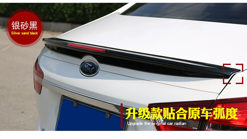 Cánh đuôi Fu Ruisi Đuôi sơn ABS không đục lỗ loại áp lực cố định cho sửa đổi Ford Fu Ruisi - Sopida trên cánh gió xe ô tô