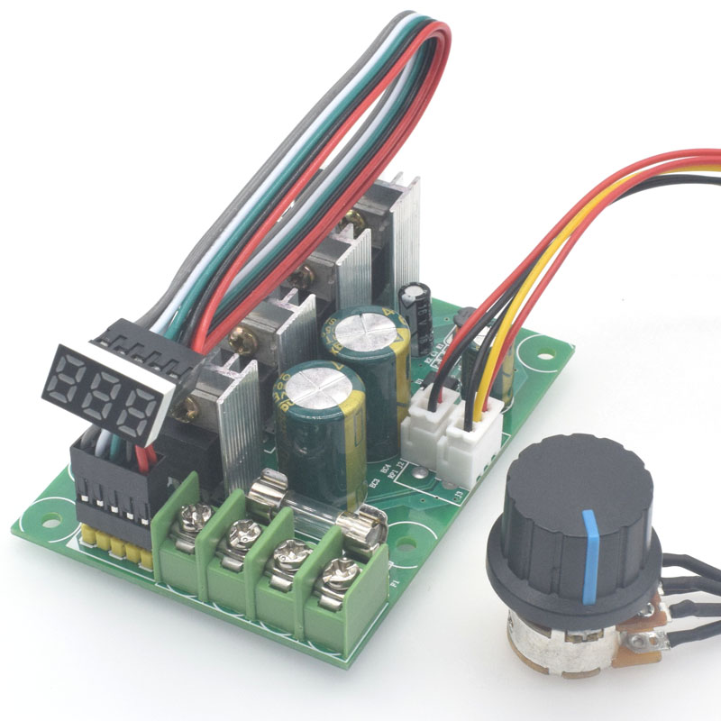 DC motor digital display dial motor speed regulator controller drive module 6V9V12V 24V36V