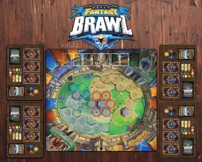 (Annie board game) Super Dream Big mess board game card pad Super Fantasy Brawl mat