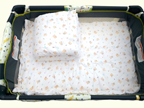 Crib pure handmade cotton quilt mattress cotton treasure bed bedding customized six-piece set