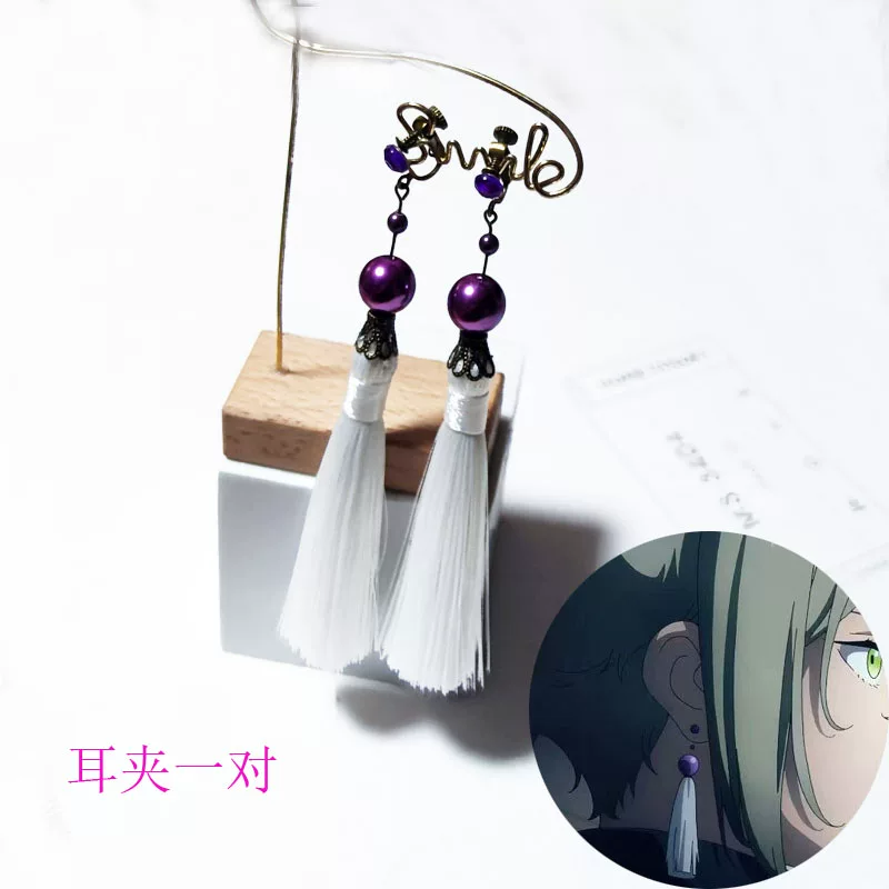 COS изделие: серьги/сережки-цепочки Gundam Mercury Witch Ilan Kellyce earring/ear clip