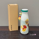 Чашка Starbucks 2025, летняя красочная фруктовая серия приключений, изолированная чашка из нержавеющей стали с силиконовой подвеской в ​​виде фруктов