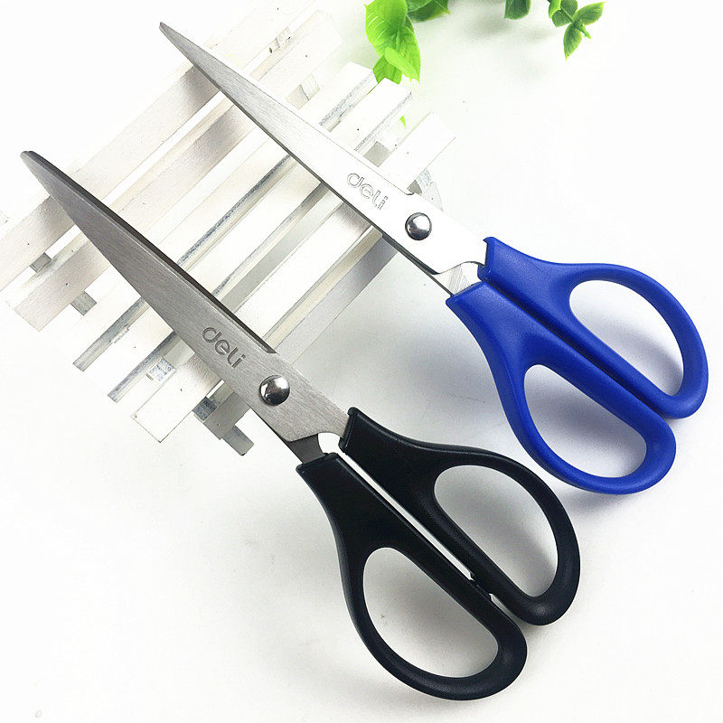 0603 High-grade stainless steel student scissors Office and home safety scissors Economical and labor-saving