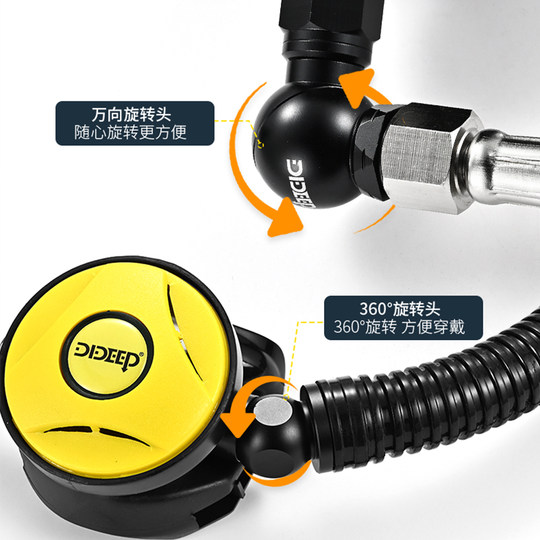 Underwater Breathing Apparatus 1L Scuba Diving Equipment Air Tank Fish Gill Portable Oxygen Tank Professional Swimming Artifact Complete Set