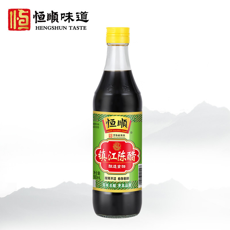 Hengshun New A Chen Zhen Jiang Chen Vinegar 500ml Condiment Material Town Jiang Teprolific Balsamic Vinegar Dip Chen Brewery Vinegar