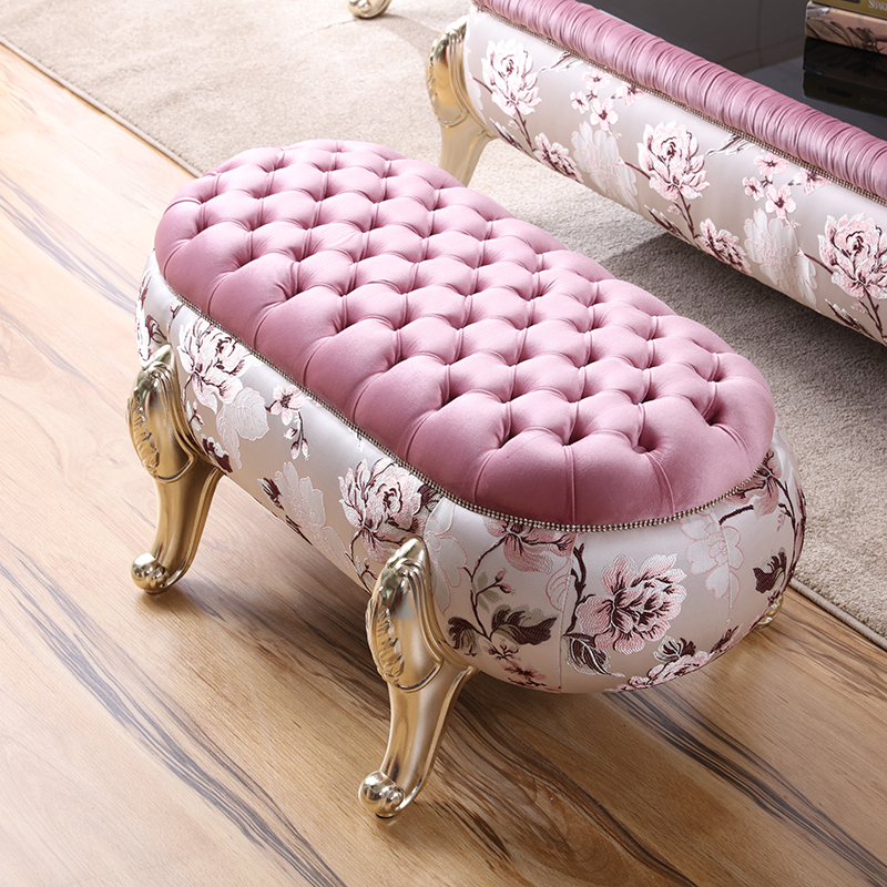 Eurostyle shoe changing stool home doorway cloakroom pink benches bedroom sofa wearing footstool bed tail bench fataway style fields