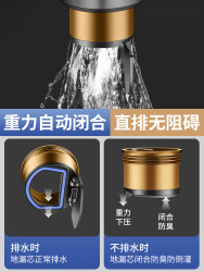 Universal sewer pipe toilet return anti-sect insect artifact bathroom floor drain closed inner core sealed odor-proof cover ປ້ອງກັນກິ່ນ