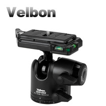 Velbon Admiralty QHD-65Q spherical tripod head with QRA-35L quick fit plate single counter tripod holder