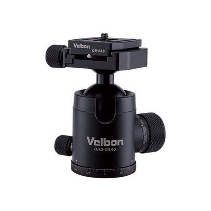 Velbon Admiralty QHD-G6AS Spherical Tripod Head Damping Fine Tuning Locking Accard Bearing 12KG