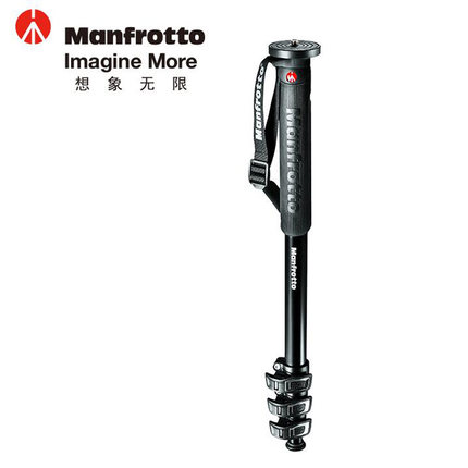 ManfrottoMPMXPROA4 single-eye micro-single-eye camera digital camera photography monopod aluminum alloy 4-section tripod support